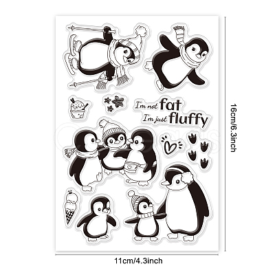 Custom Summer Theme PVC Plastic Clear Stamps DIY-WH0631-0468-1