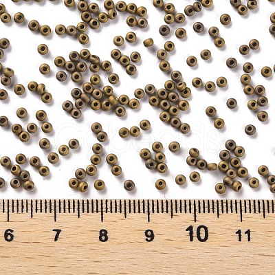 12/0 Grade A Round Glass Seed Beads SEED-Q008-M601-1