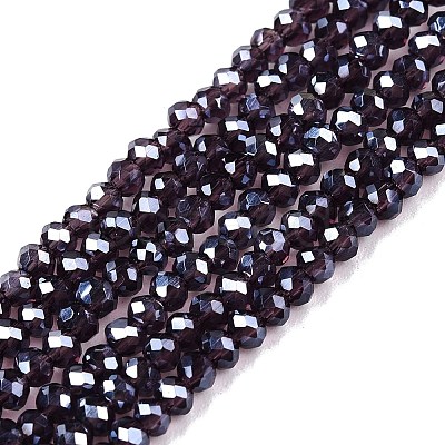 Electroplate Glass Beads Strands EGLA-A044-T1mm-A15-1