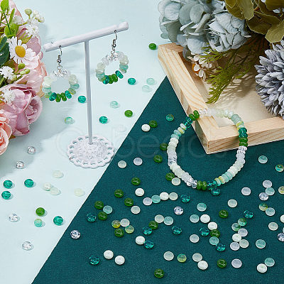 400Pcs 8 Colors Glass Seed Beads GLAA-SC0003-03A-1