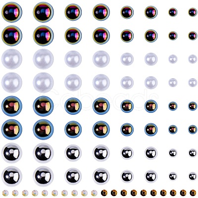 1 Bags Resin Cabochons RESI-CP0001-11A-1