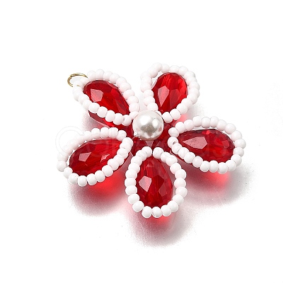 Glass Pendants PALLOY-TA00313-03-1
