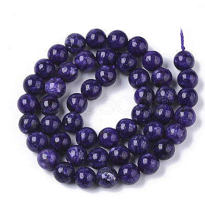 Natural Quartzite Jade Beads Strands LS-G-S150-57-8mm-1-1