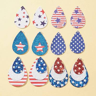 12Pcs 6 Styles Independence Day Theme FIND-FS0001-64-1