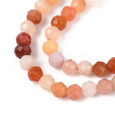 Natural Golden Silk Jade Beads Strands G-T143-07-1
