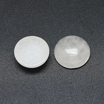 Natural White Jade Cabochons G-G788-A-11-1