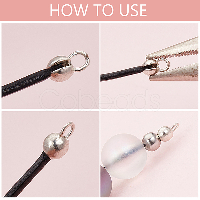 925 Sterling Silver Bead Tips FIND-BC0005-44C-1
