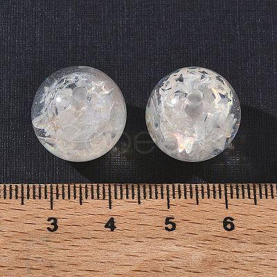 Luminous Transparent Resin Beads RESI-F073-03A-1