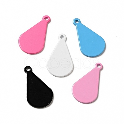 Spray Painted 201 Stainless Steel Pendants STAS-G304-03-1