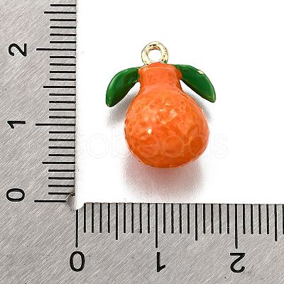 Alloy Enamel Pendants ENAM-D303-03G-01-1