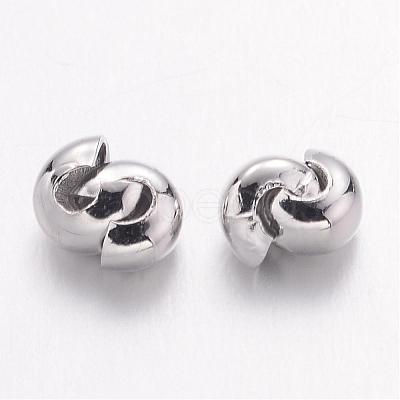 Iron Crimp Beads Covers IFIN-H028-NFN-NF-1