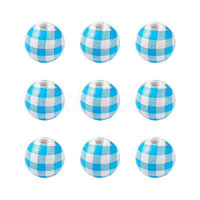 Natural Wooden Beads WOOD-TAC0010-05F-1
