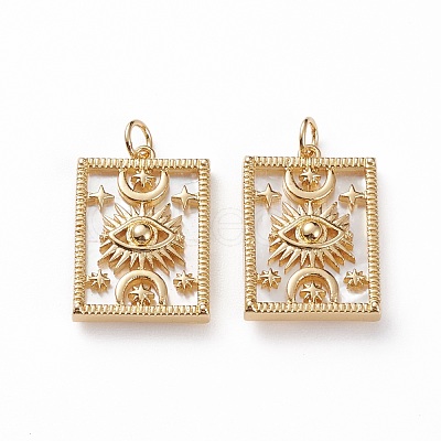 Natural Shell Pendants KK-C100-01G-1