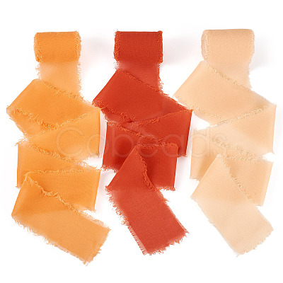 3 Rolls 3 Colors Polyester Ribbon OCOR-TA0003-28A-1