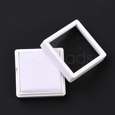 Square Plastic Diamond Presentation Boxes OBOX-G017-01B-1