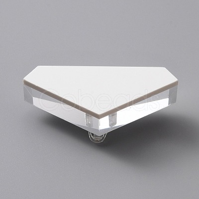 Triangle Acrylic Finger Ring Display Stands RDIS-WH0001-21-1