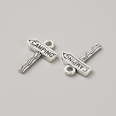 Alloy Pendants PALLOY-WH0107-10AS-1