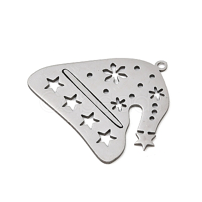 Christmas 201 Stainless Steel Pendants STAS-C156-01R-P-1