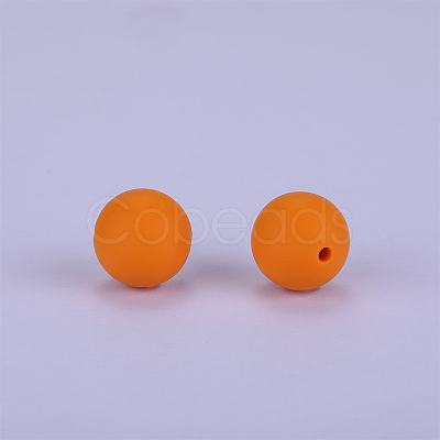Round Silicone Focal Beads SI-JX0046A-97-1