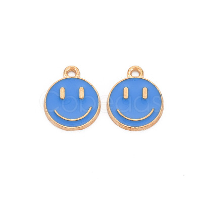 Alloy Enamel Charms ENAM-S121-165I-RS-1