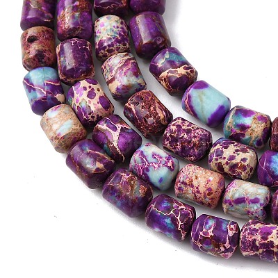 Natural Imperial Jasper Beads Strands G-M401-C02A-1