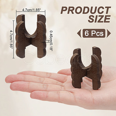 6Pcs Wooden Plant Support DIY-NB0012-76C-1