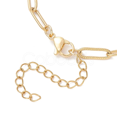 4MM 304 Stainless Steel Paperclip Chain Bracelet Making AJEW-JB01431-1