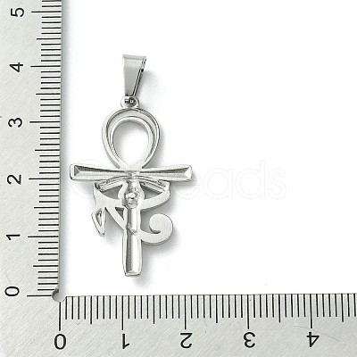 304 Stainless Steel Pendants STAS-H192-03P-02-1