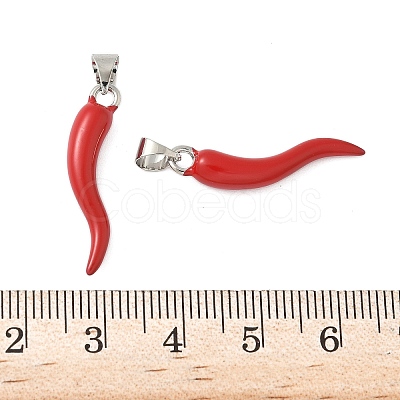 Brass Enamel Pendants X-KK-C110-09P-1