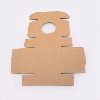 Kraft Paper Cardboard Jewelry Boxes CON-WH0039-06B-1