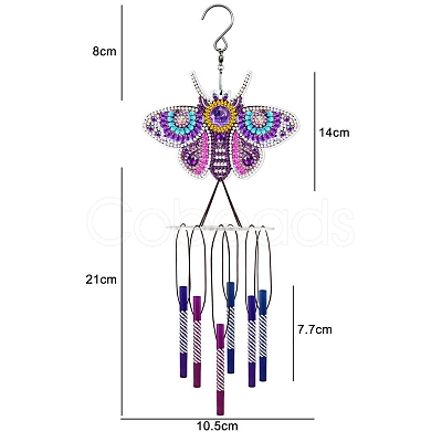 DIY Wind Chime Diamond Painting Kit PW-WG16014-04-1