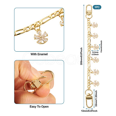 Brass Figaro Chains Bag Strap AJEW-TAC00040-1
