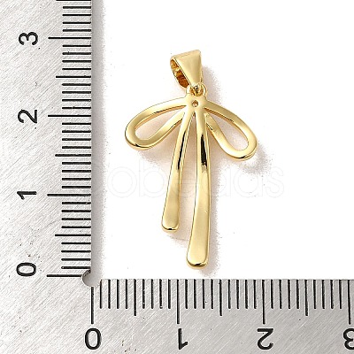 Brass Micro Pave Clear Cubic Zirconia Pendants LS-KK-R155-02G-1