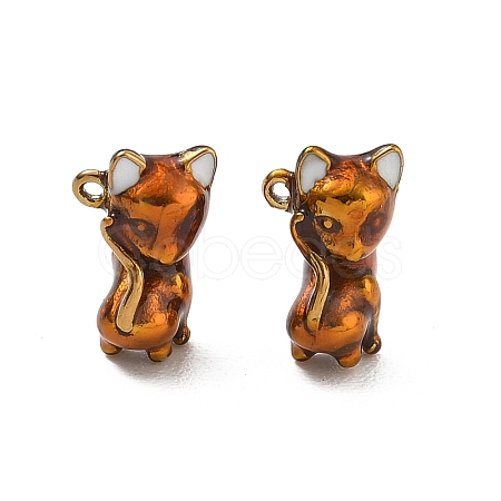 304 Stainless Steel Enamel Pendants SA-CBA1757-36G-02-1