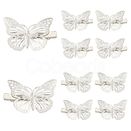 12Pcs 2 Styles Iron Alligator Hair Clips for Women Girls PHAR-SP0001-28B-1