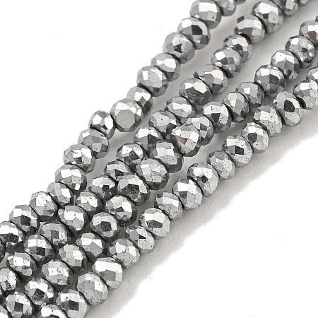 Electroplated Synthetic Non-Magnetic Hematite Beads Strands G-C136-K01-02-1