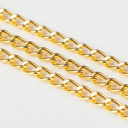 Iron Twisted Chains Curb Chains CHS003Y-G-1