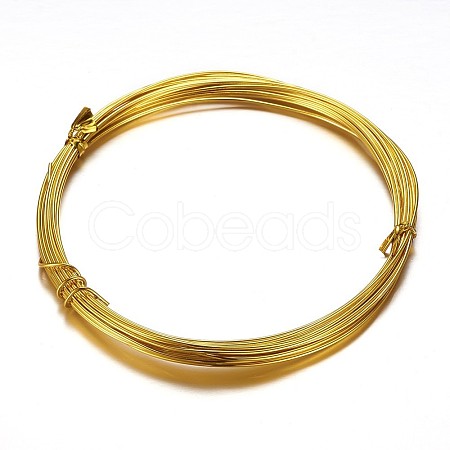 Round Aluminum Craft Wire X-AW-D009-3mm-5m-14-1