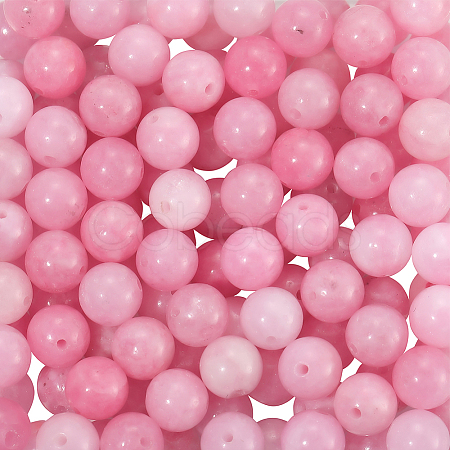 120Pcs Natural Dyed White Jade Beads G-PA0001-03-1