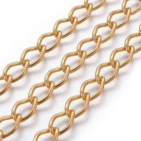 Rhombus Aluminium Twisted Chains Curb Chains X-CHR001Y-29-1