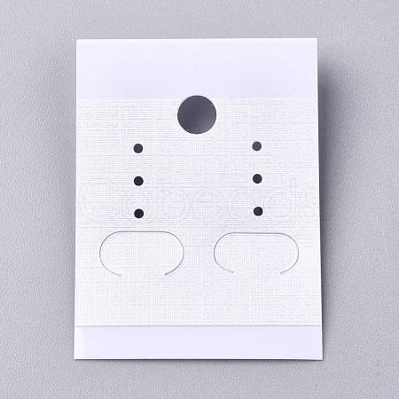 Plastic Jewelry Display Cards DIY-K032-11-1