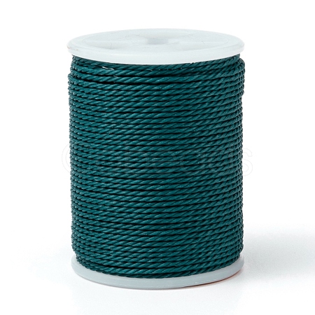 Round Waxed Polyester Cord YC-G006-01-1.0mm-35-1