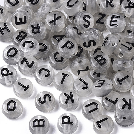 Enamel Style Acrylic Beads X-SACR-S273-29-1