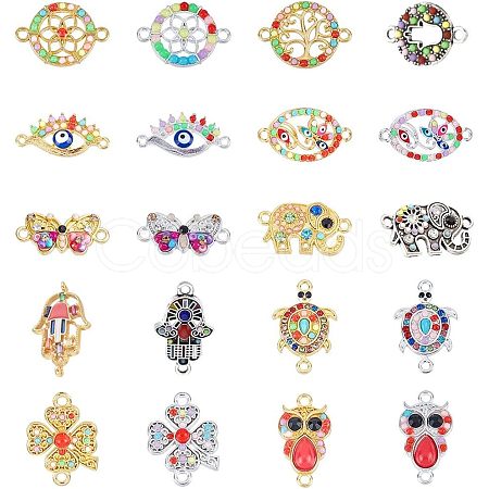 Evil Eye Alloy Links PALLOY-NB0001-46-1