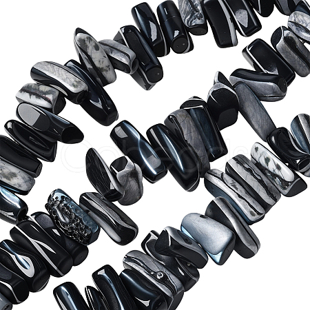 1 Strand Dyed Natural Trochus Shell Beads Strands SSHEL-PA0001-01C-1