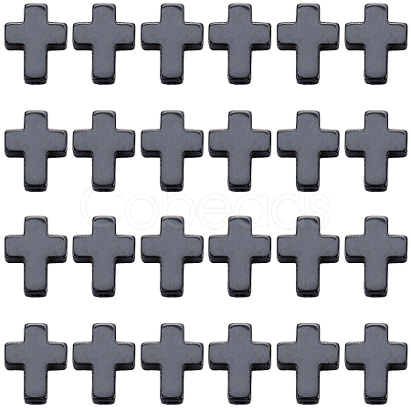 60Pcs Non-magnetic Synthetic Hematite Beads G-SC0003-02-1