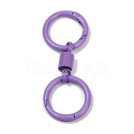 Alloy Spring Gate Clasps PALLOY-Q009-01K-1