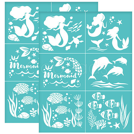 Self-Adhesive Silk Screen Printing Stencil DIY-WH0338-065-1