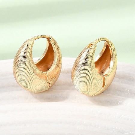 Brass Hoop Earrings for Women KK-CBACA55-04G-1