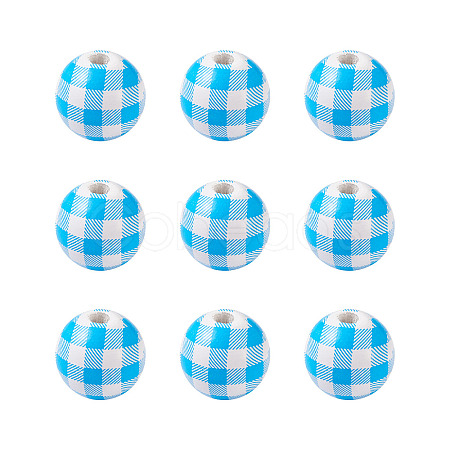 Natural Wooden Beads WOOD-TAC0010-05F-1
